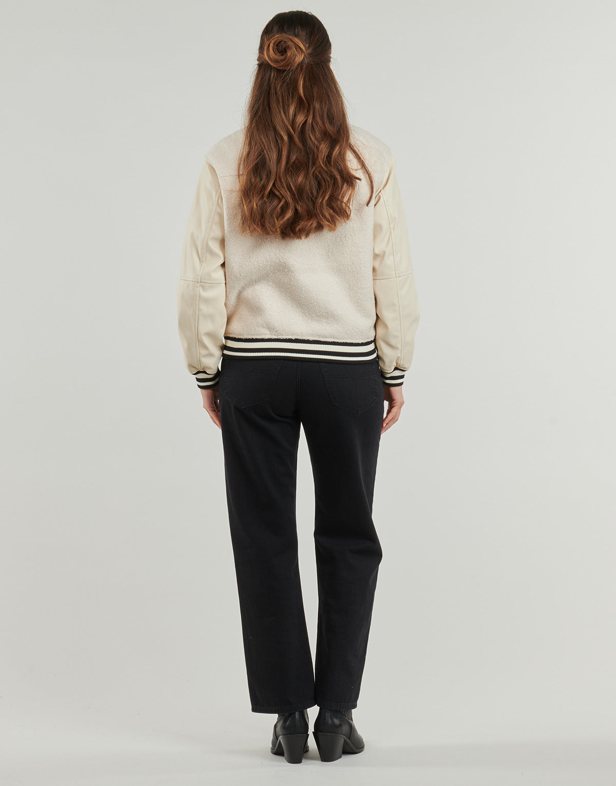 Giubbotto Donna Guess DANIELLE COLLEGE Beige