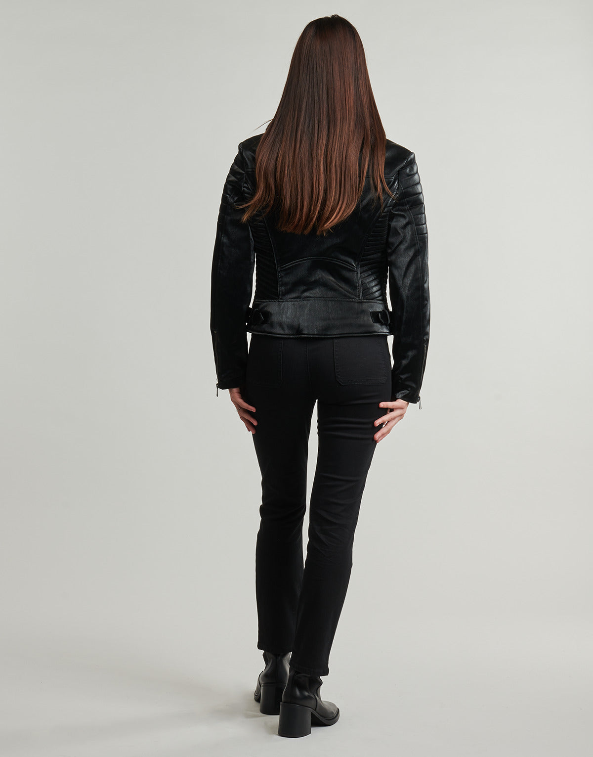 Giubbotto Donna Guess DARCEY BIKER Nero