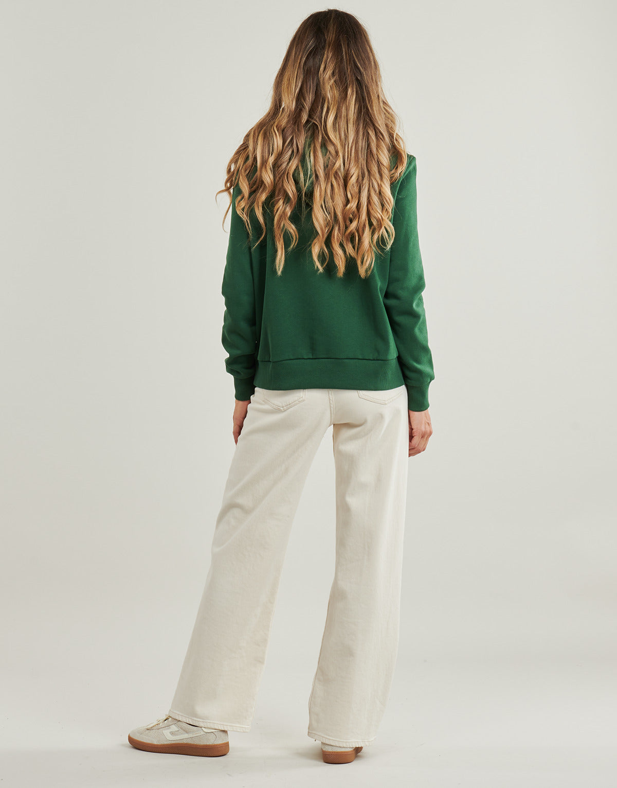 Felpa Donna Only ONLMAIA L/S BELIEVE HOOD Verde