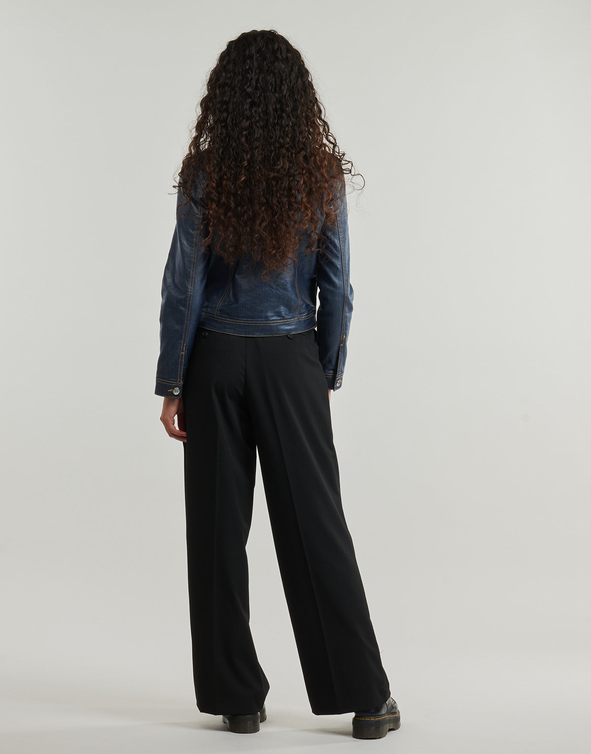 Giacca in pelle Donna Only ONLCITA L/S COATED Marine