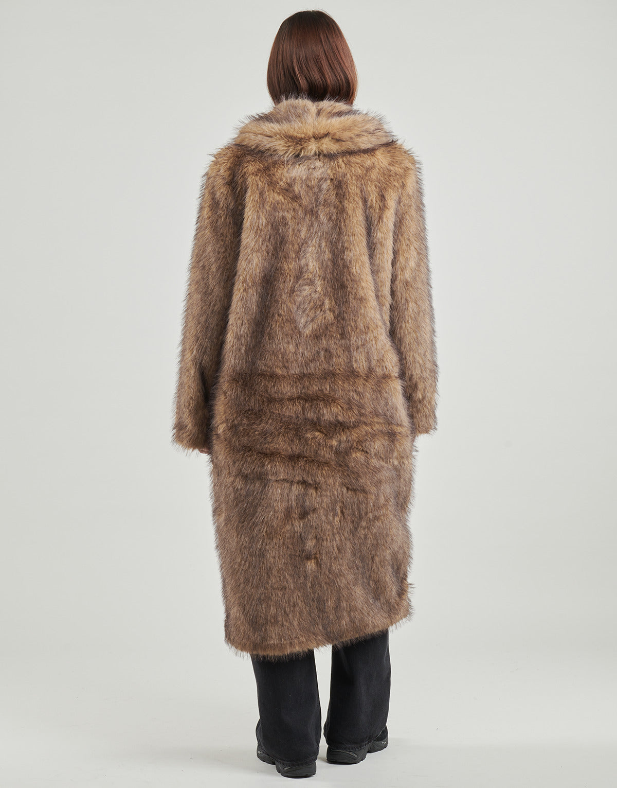 Mantella Donna Only ONLDAWN LIFE LONG FAUX FUR Marrone