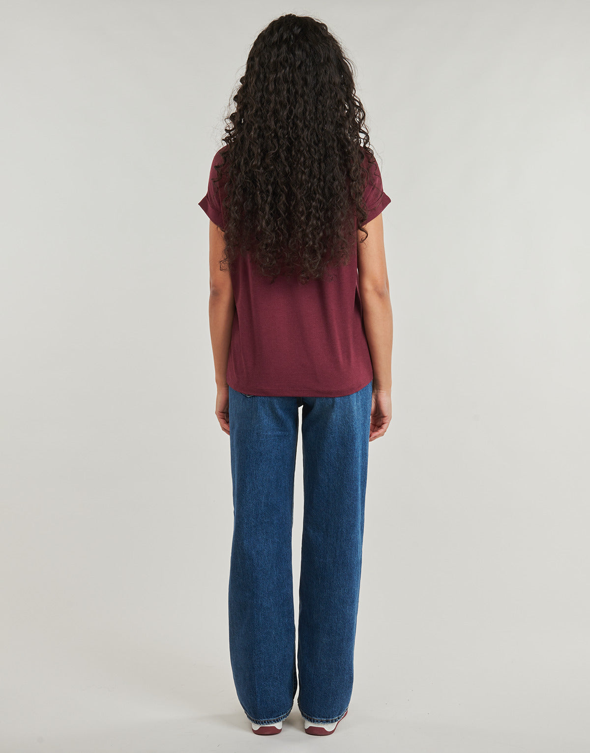 T-shirt Donna Only ONLMOSTER Bordeaux