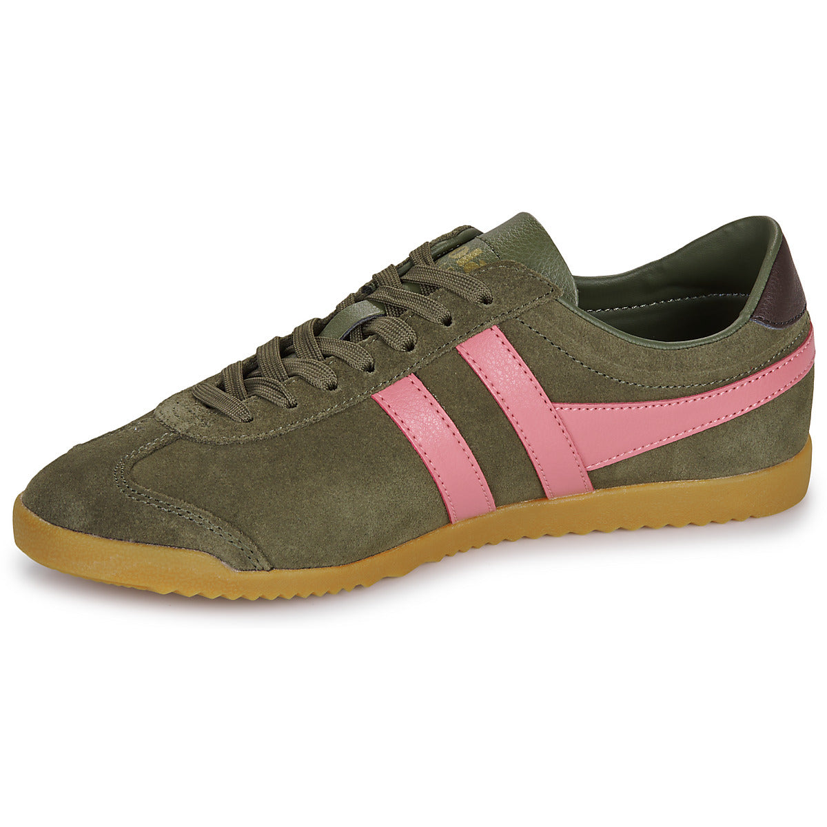 Sneakers basse Donna Gola BULLET SUEDE Kaki