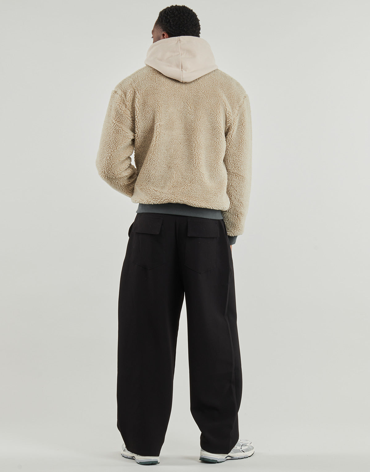 Felpa Uomo Element OAK SHERPA Bianco