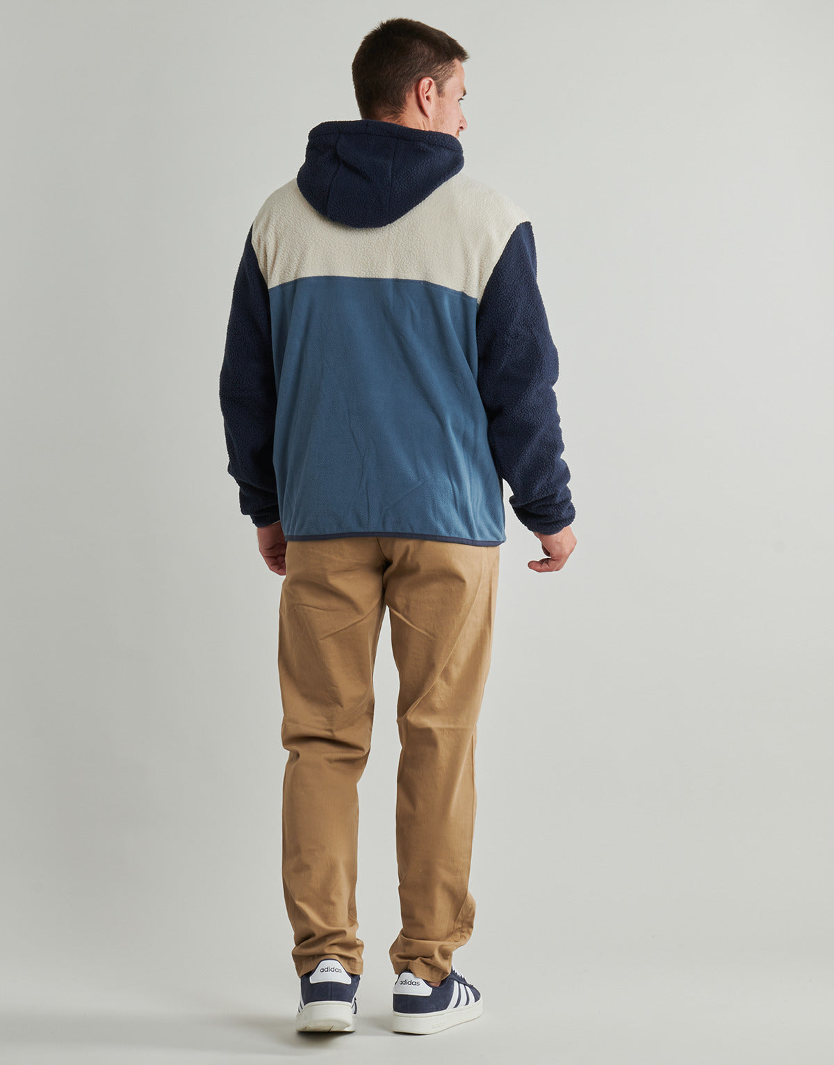 Felpa Uomo Quiksilver OCEAN VIEW MIX UP HOODY Blu
