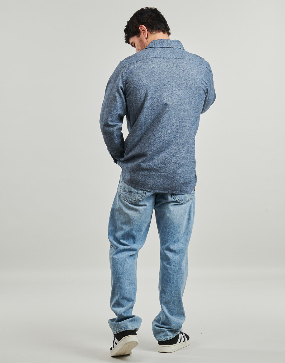 Camicia a maniche lunghe Uomo Levis JACKSON WORKER Blu