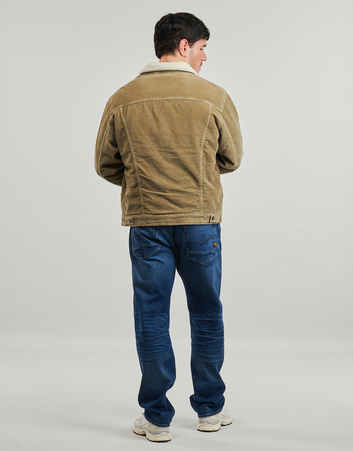 Giacca in jeans Uomo Levis RELAXED FIT SHERPA TRKR Beige