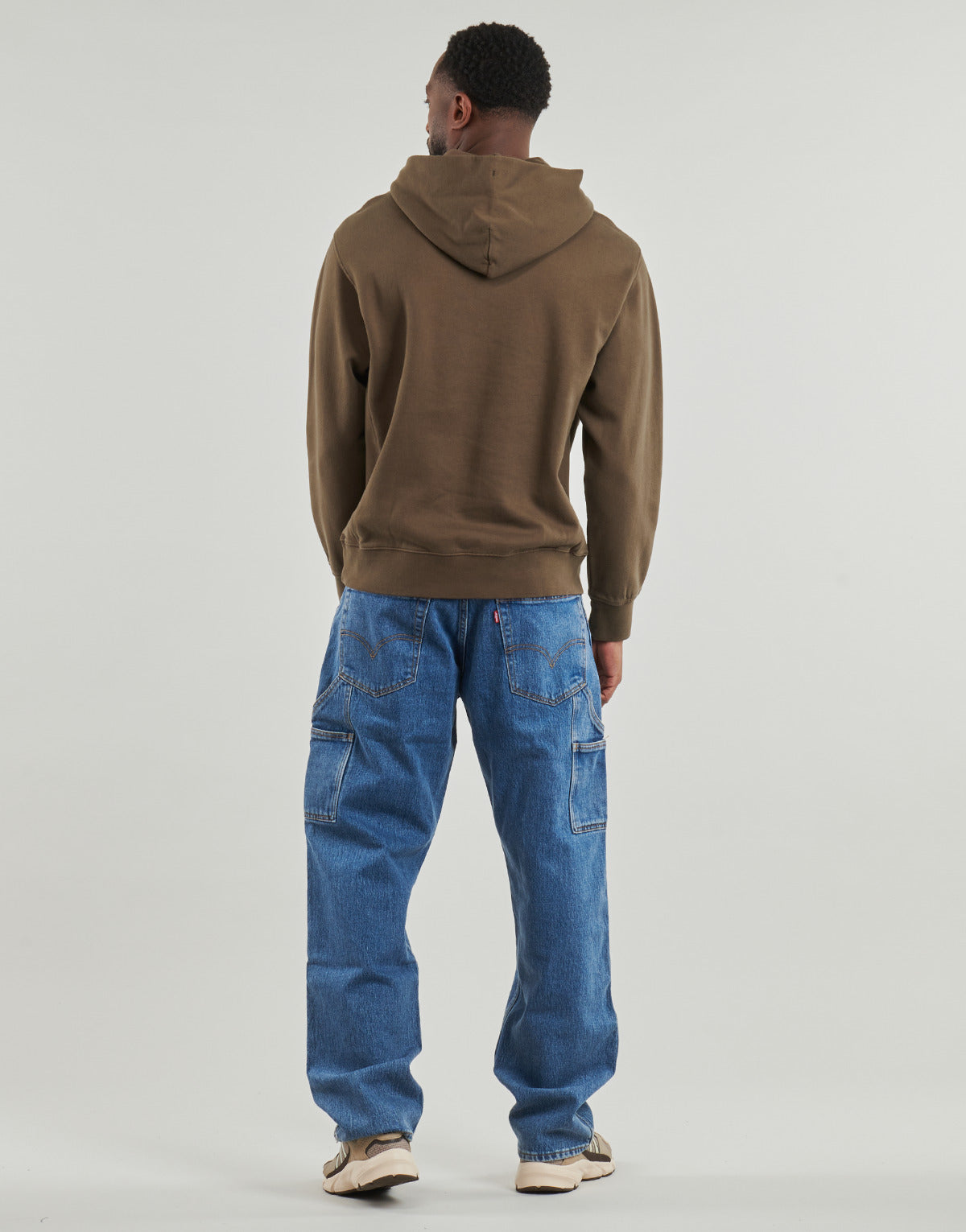 Felpa Uomo Levis THE AUTHENTIC HOODIE Marrone