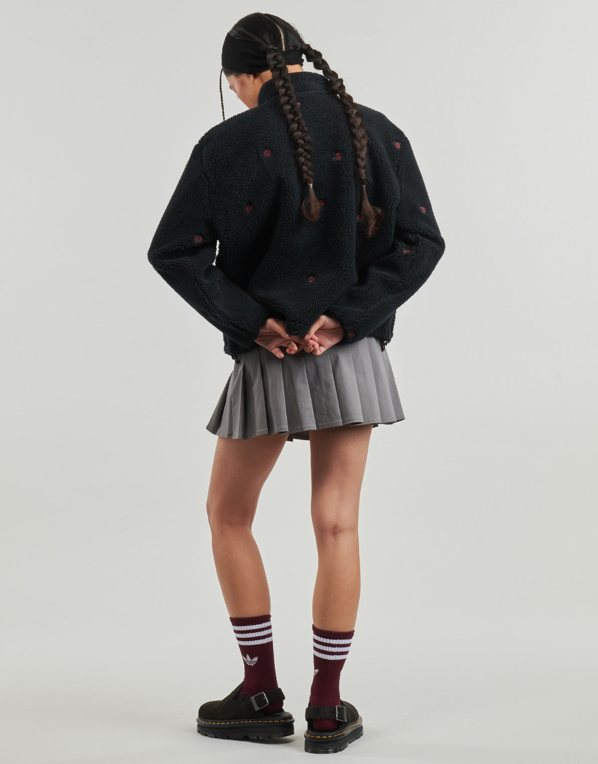 Felpa Donna Levis KASEY SHERPA PULLOVER OW Nero