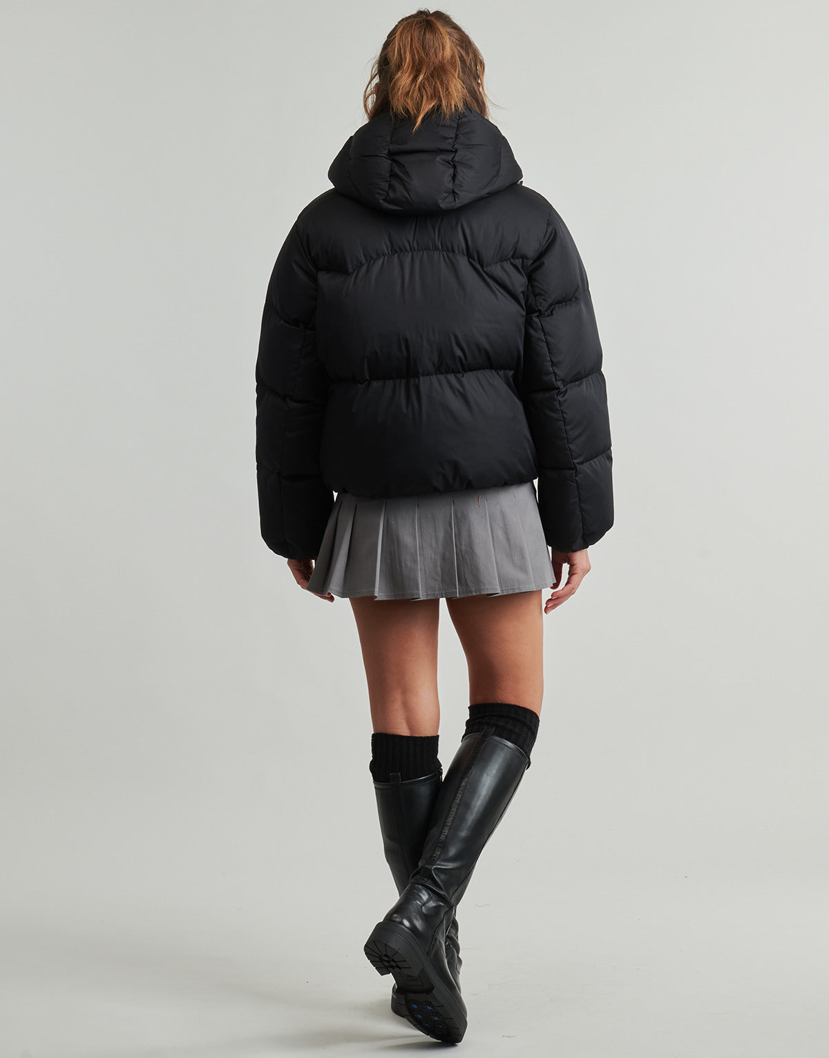 Piumino Donna Levis WESTERN BUBBLE SHORTIE Nero