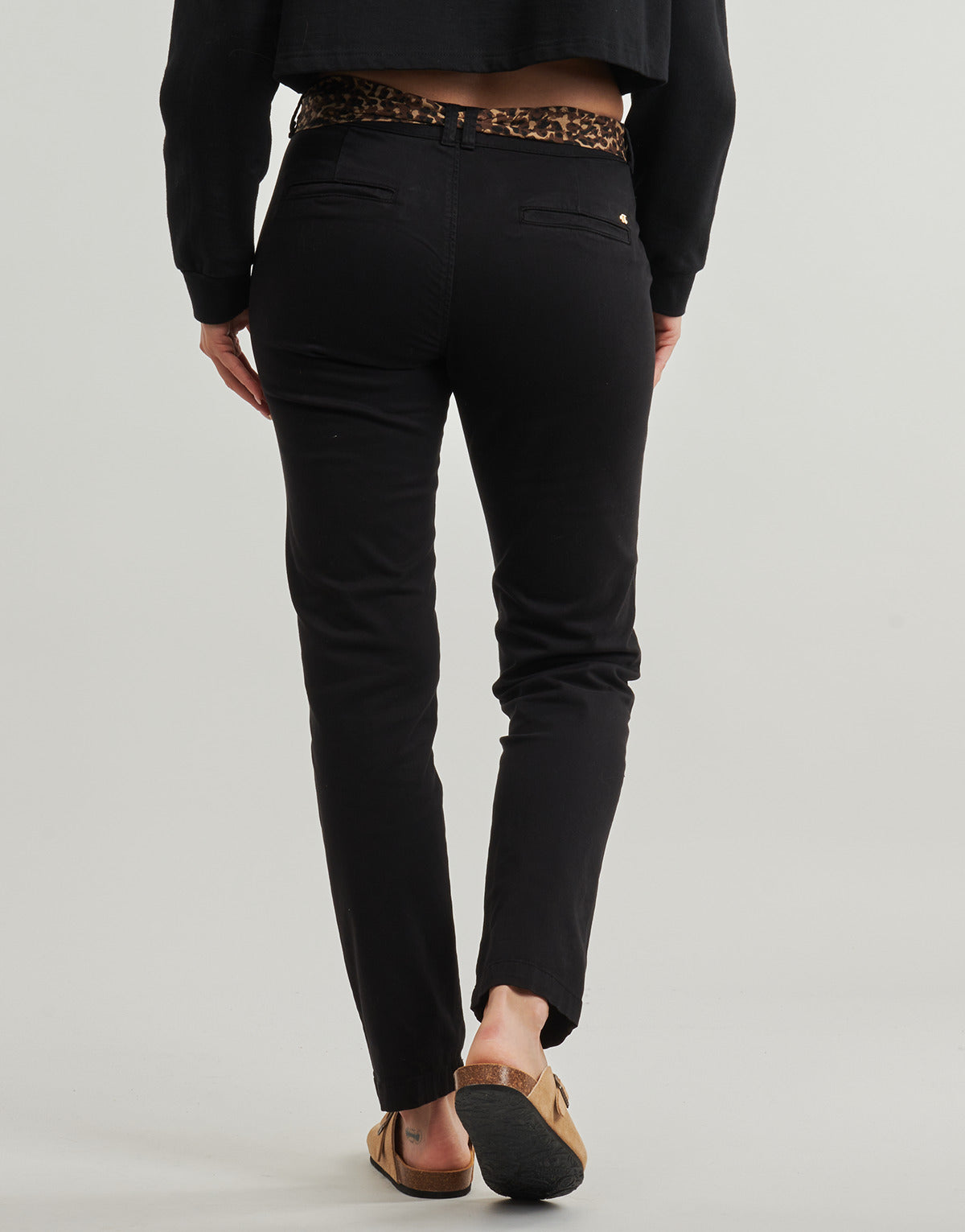 Pantalone Chino Donna Le Temps des Cerises KRISTIN CHINO Nero