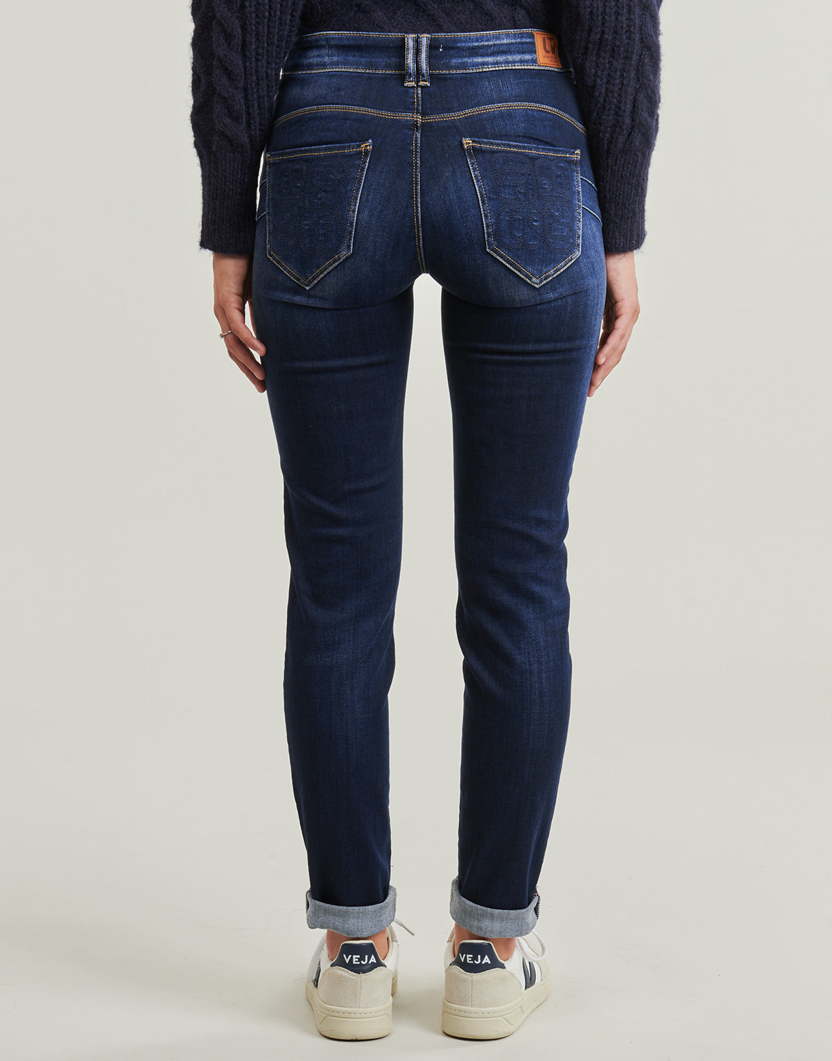 Jeans Slim Donna Le Temps des Cerises PULPHIGH NURMI Blu