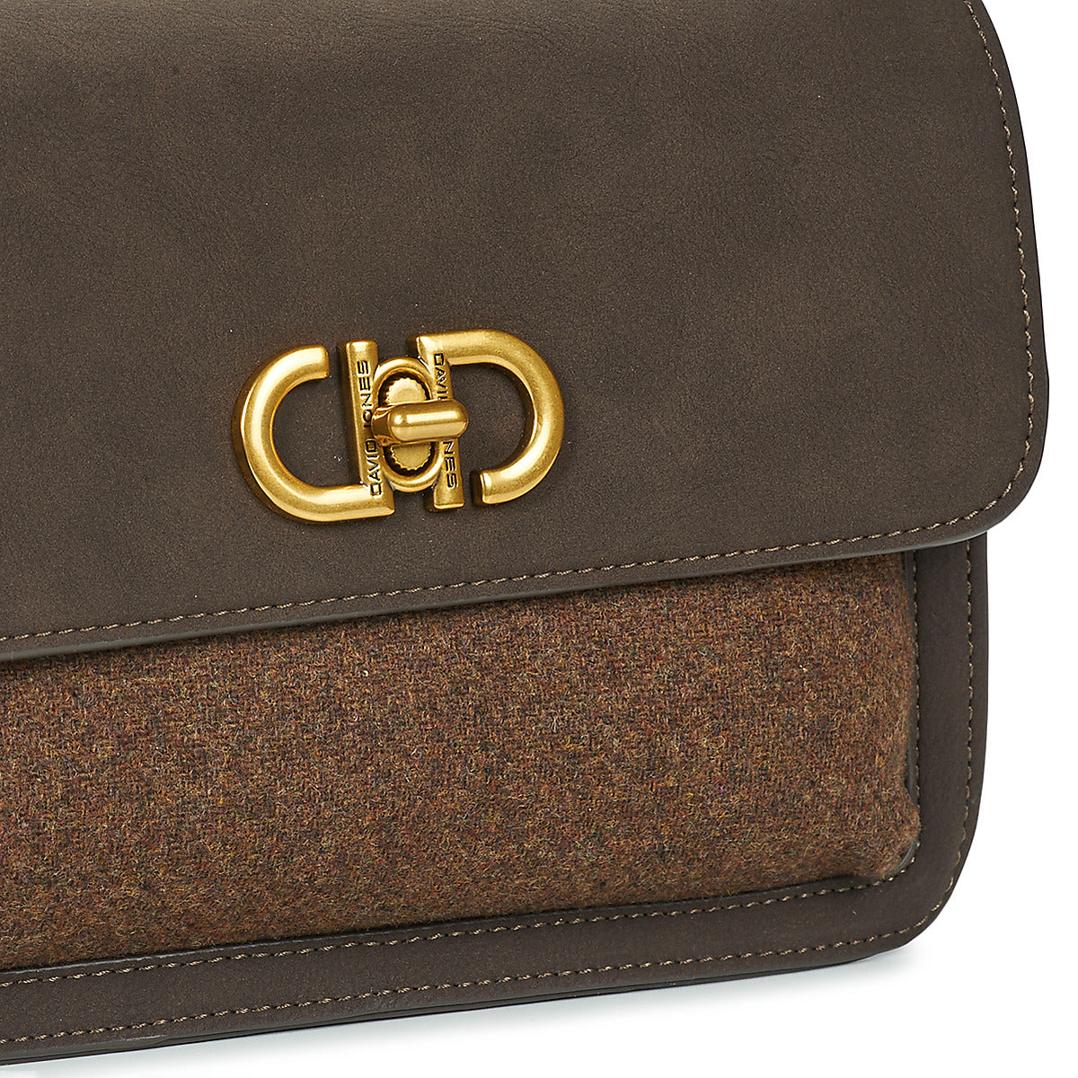 Borsa a tracolla Donna David Jones CM7779 Marrone