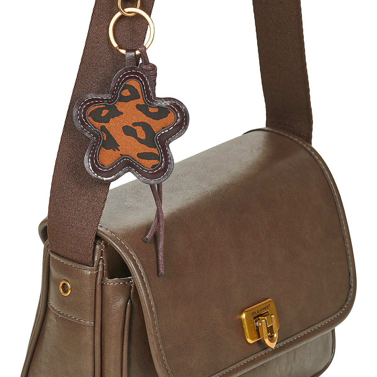 Borsa a tracolla Donna David Jones CM7764 Marrone