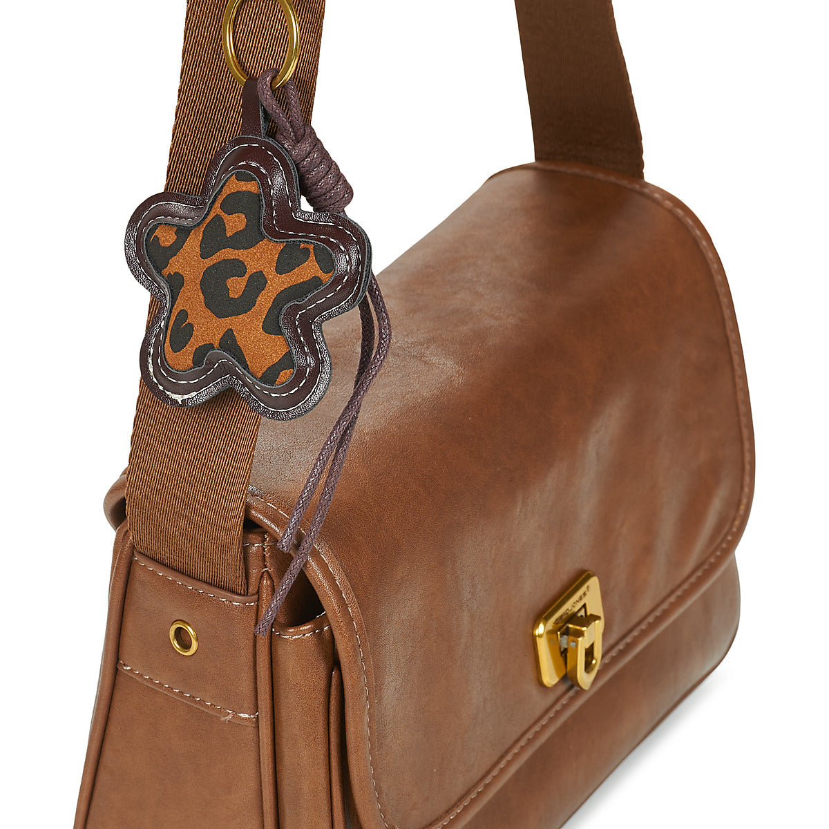 Borsa a tracolla Donna David Jones CM7764 Marrone