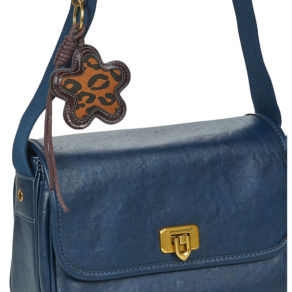 Borsa a tracolla Donna David Jones CM7764 Blu