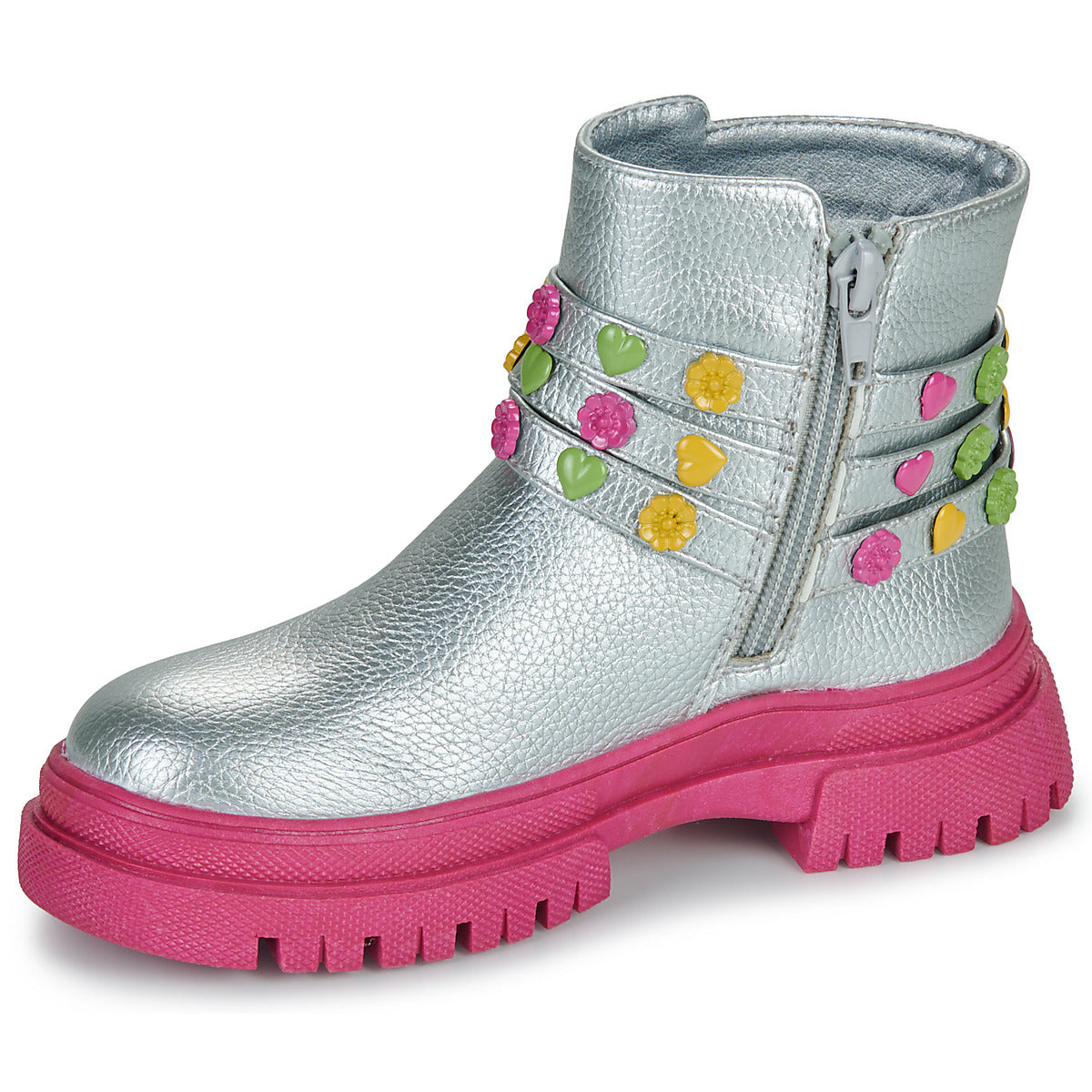Stivaletti bambini ragazza Agatha Ruiz de la Prada MATI Argento