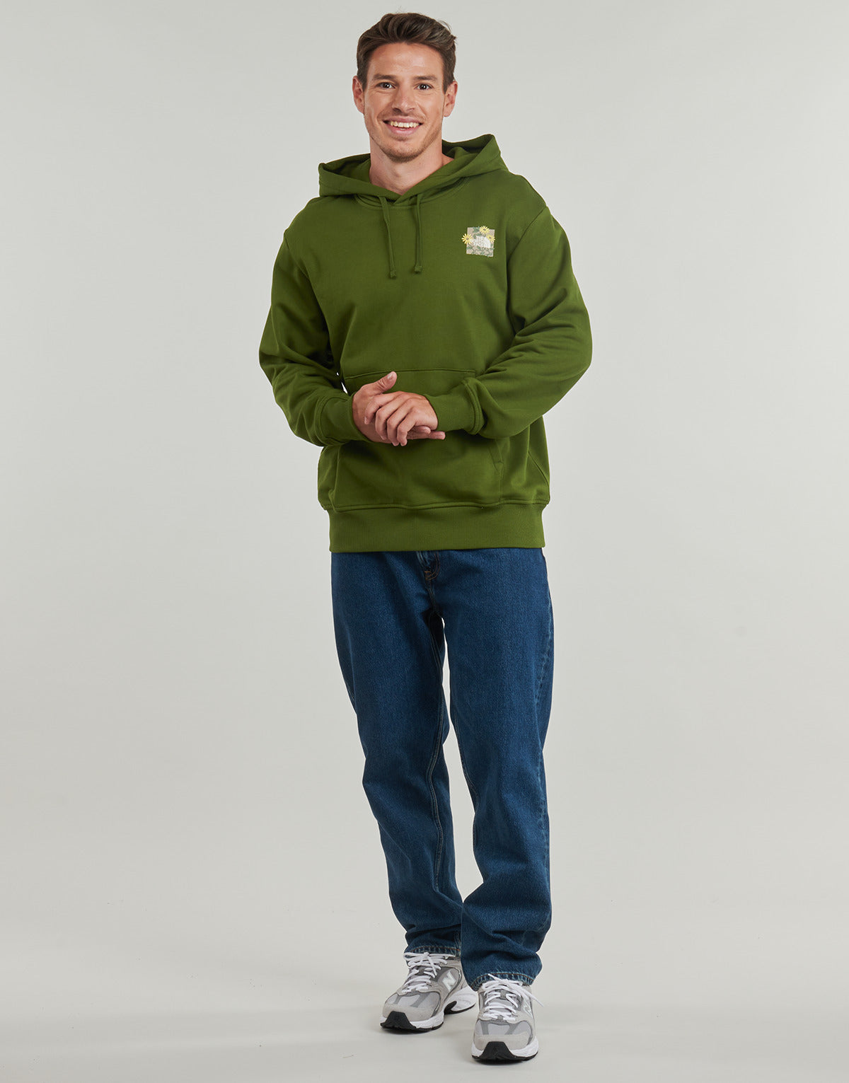 Felpa Uomo The North Face M CONNECT RELAXED HOODED Verde