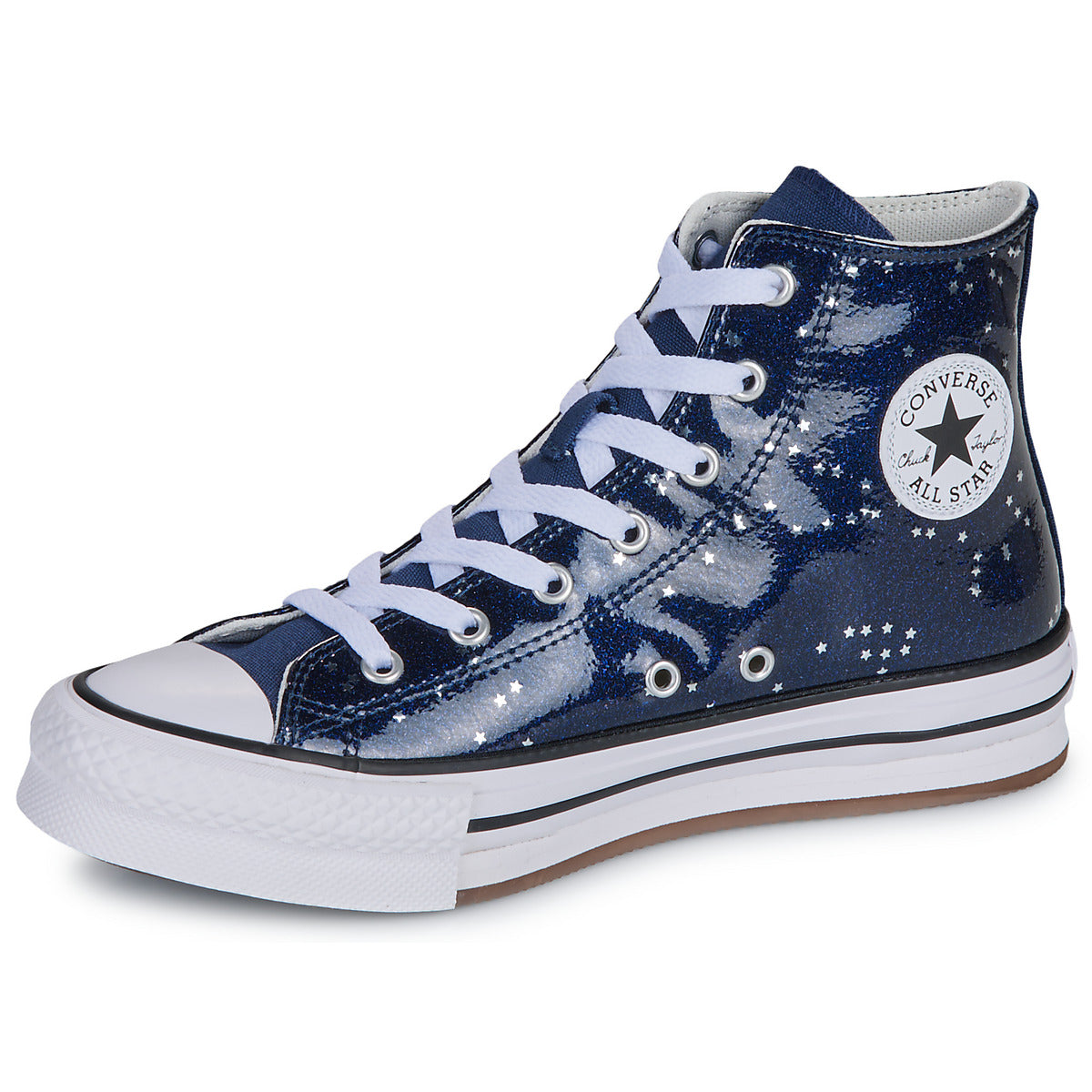 Scarpe bambini ragazza Converse CHUCK TAYLOR ALL STAR EVA LIFT GLITTER PLATFORM Blu