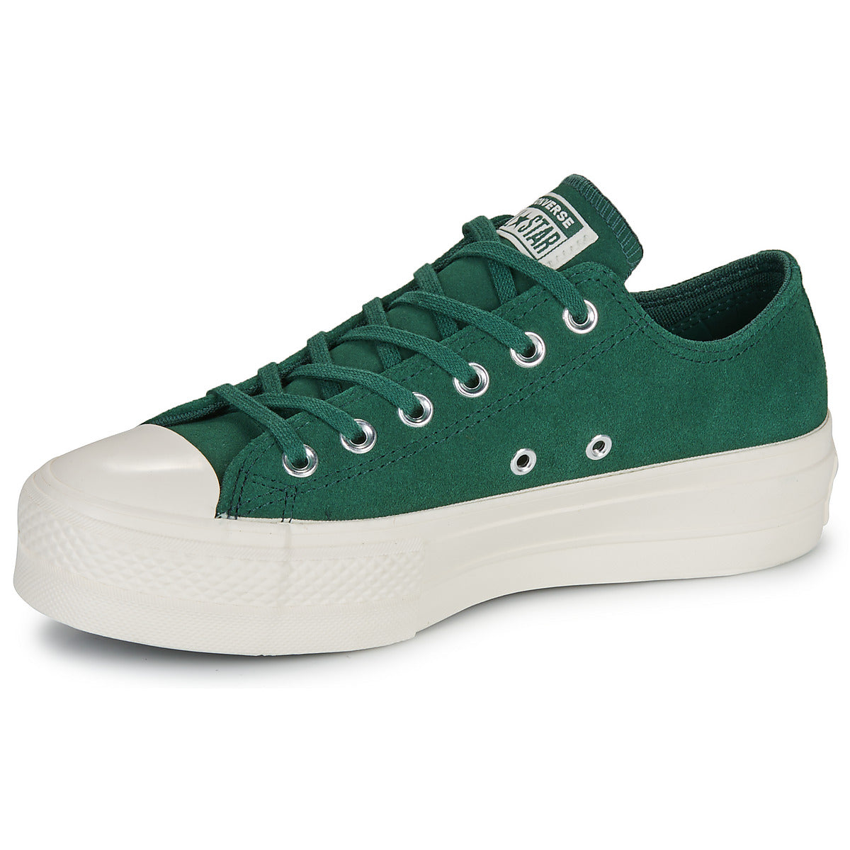 Sneakers basse Donna Converse CHUCK TAYLOR ALL STAR LIFT PLATFORM COLORFUL SUEDE Verde