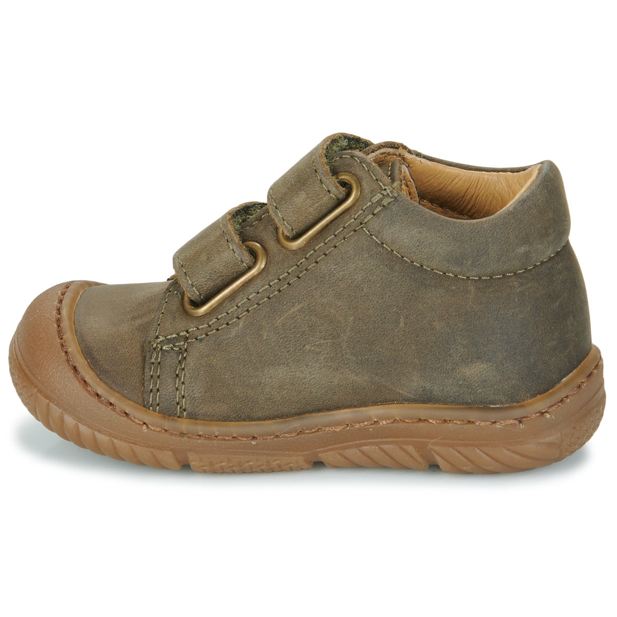 Stivaletti bambini ragazzo Bopy JAMECO Kaki