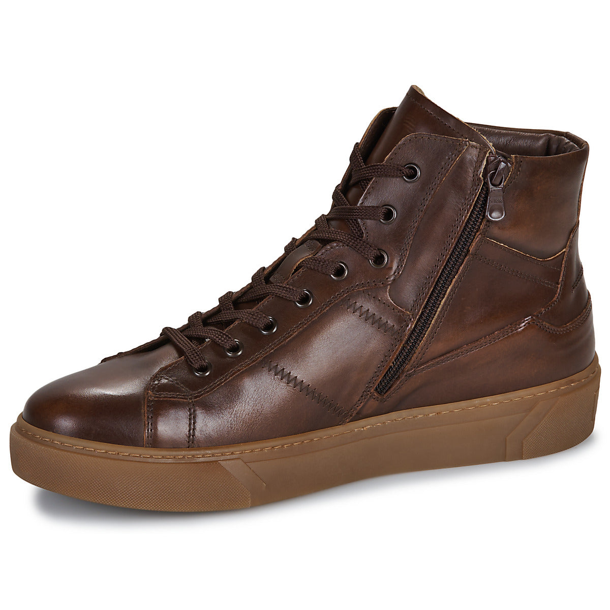 Sneakers alte Uomo NeroGiardini I400457U-412 Marrone