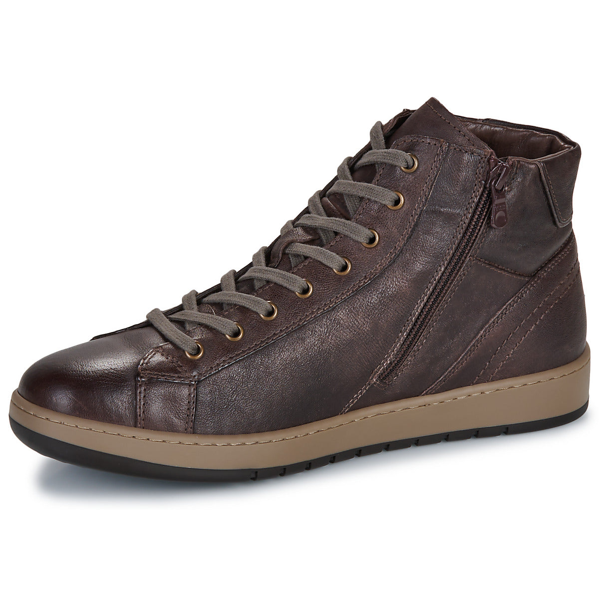 Sneakers alte Uomo NeroGiardini I500940U-300 Marrone