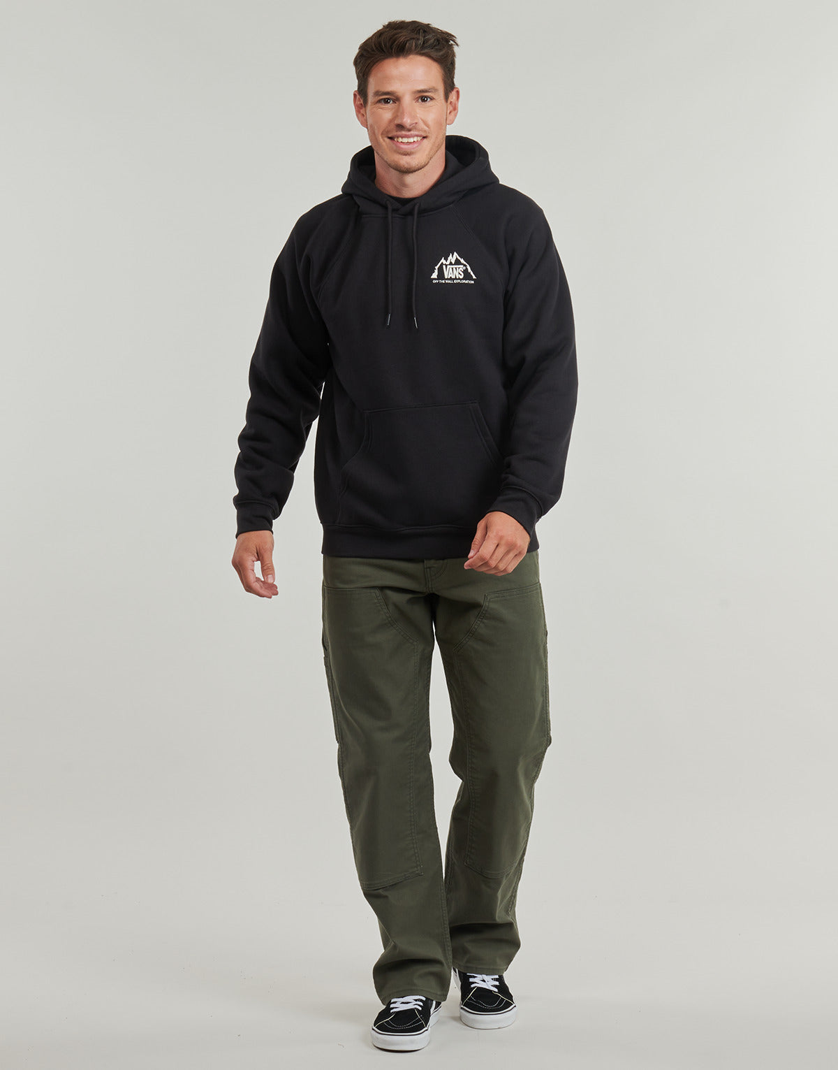 Felpa Uomo Vans M MTE CRESTLINE LOGO PO Nero