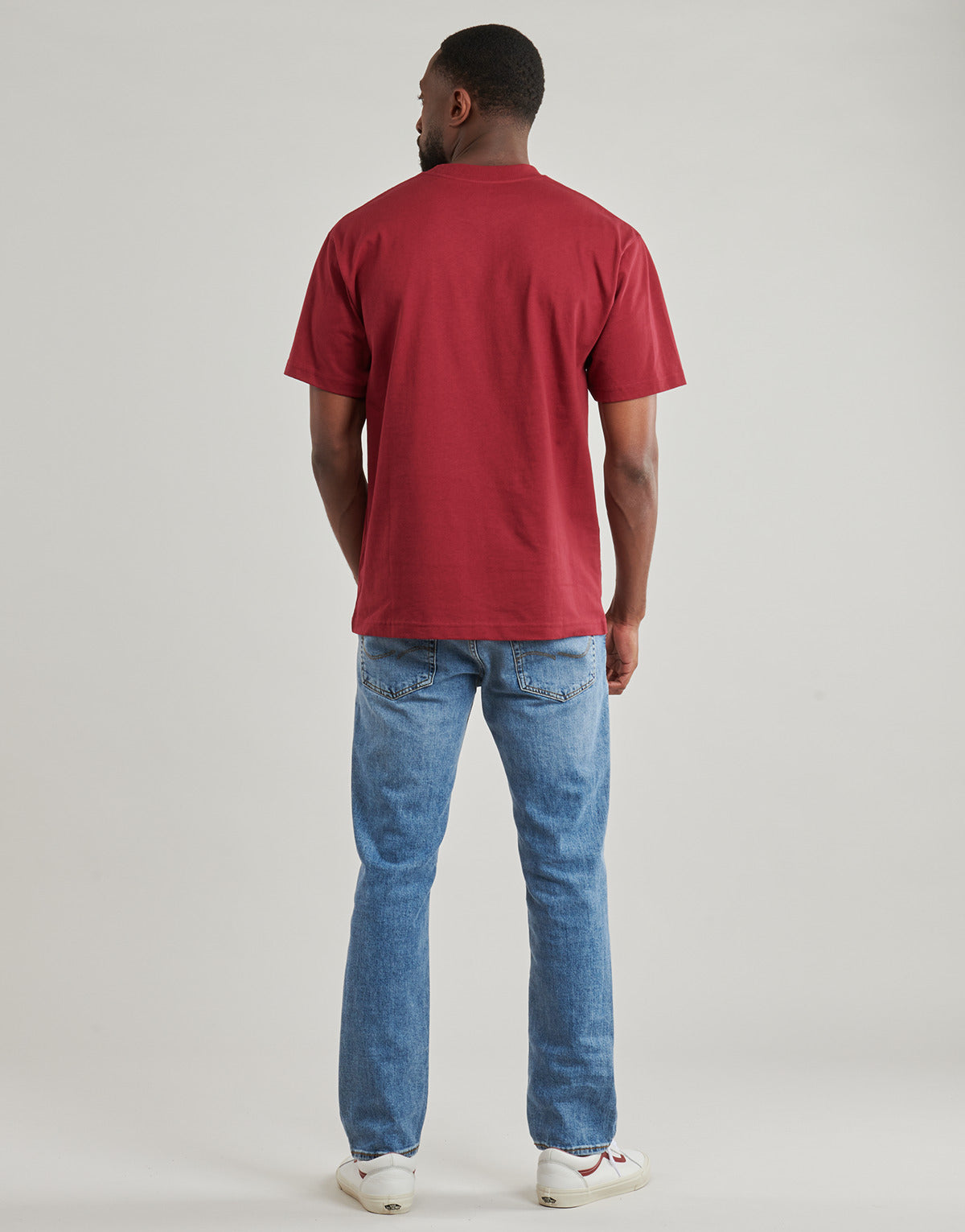 T-shirt Uomo Vans SALTON LOOSE SS Rosso