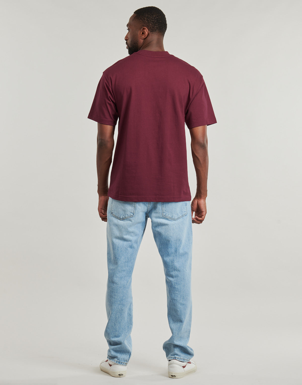 T-shirt Uomo Vans LEFT CHEST II LOOSE SS Rosso
