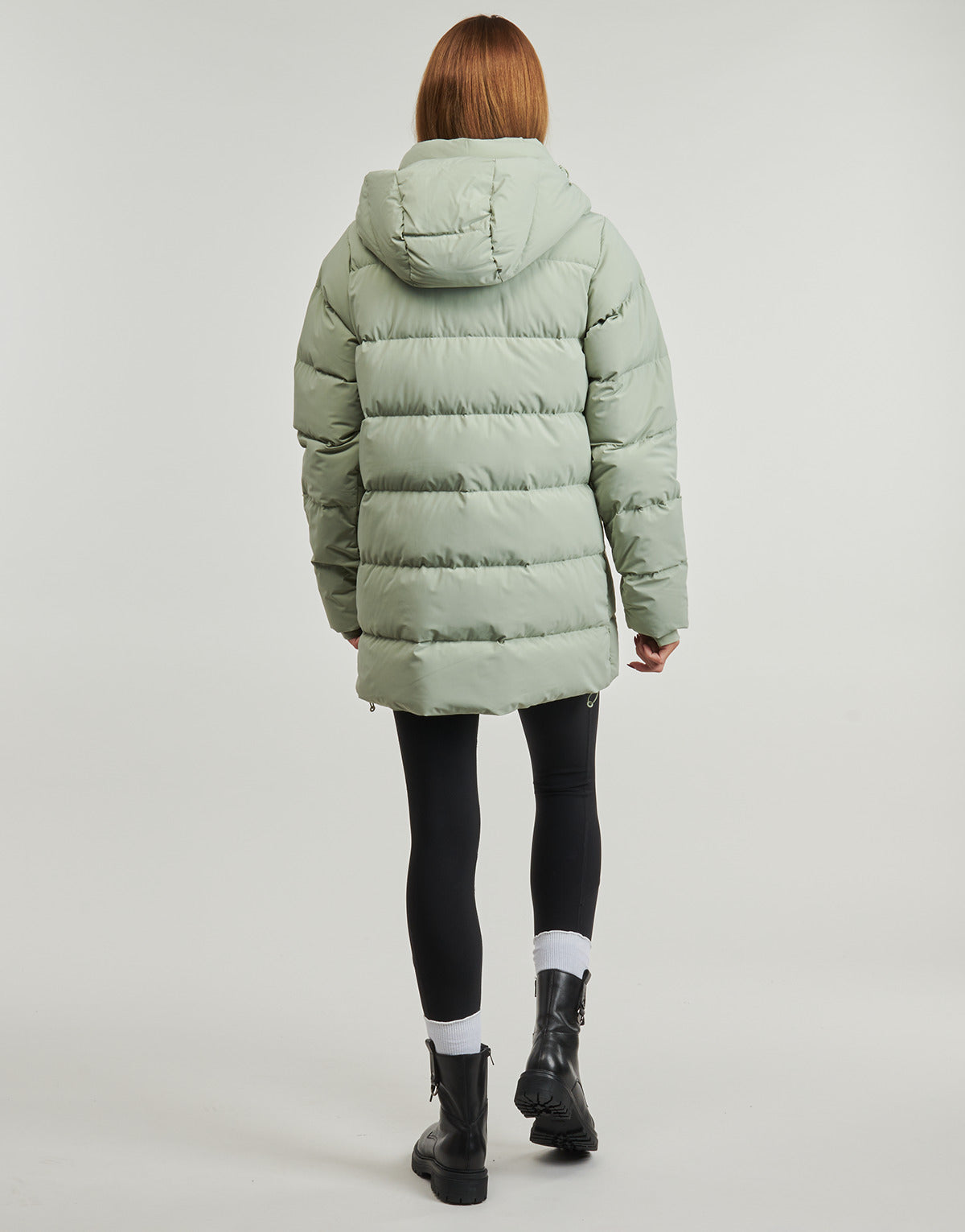 Piumino Donna Columbia AMAZE PUFF MID HOODED JACKET Verde