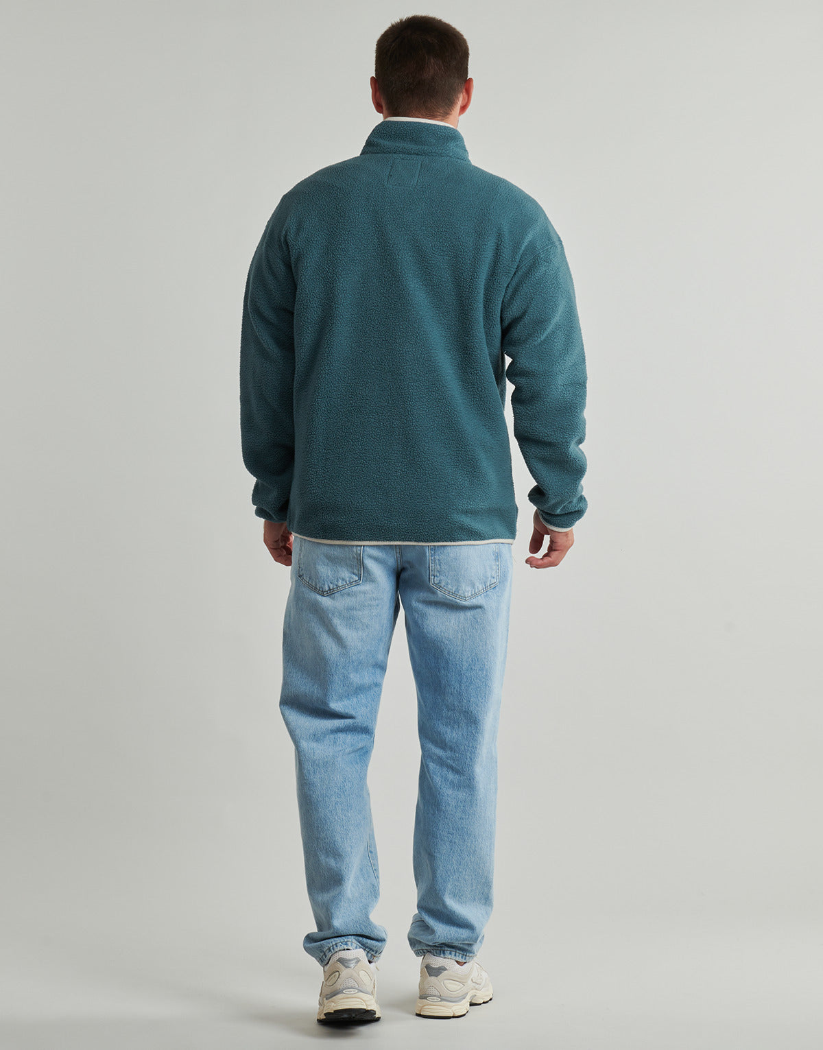 Felpa Uomo Columbia HELVETIA II HALF SNAP FLEECE Blu