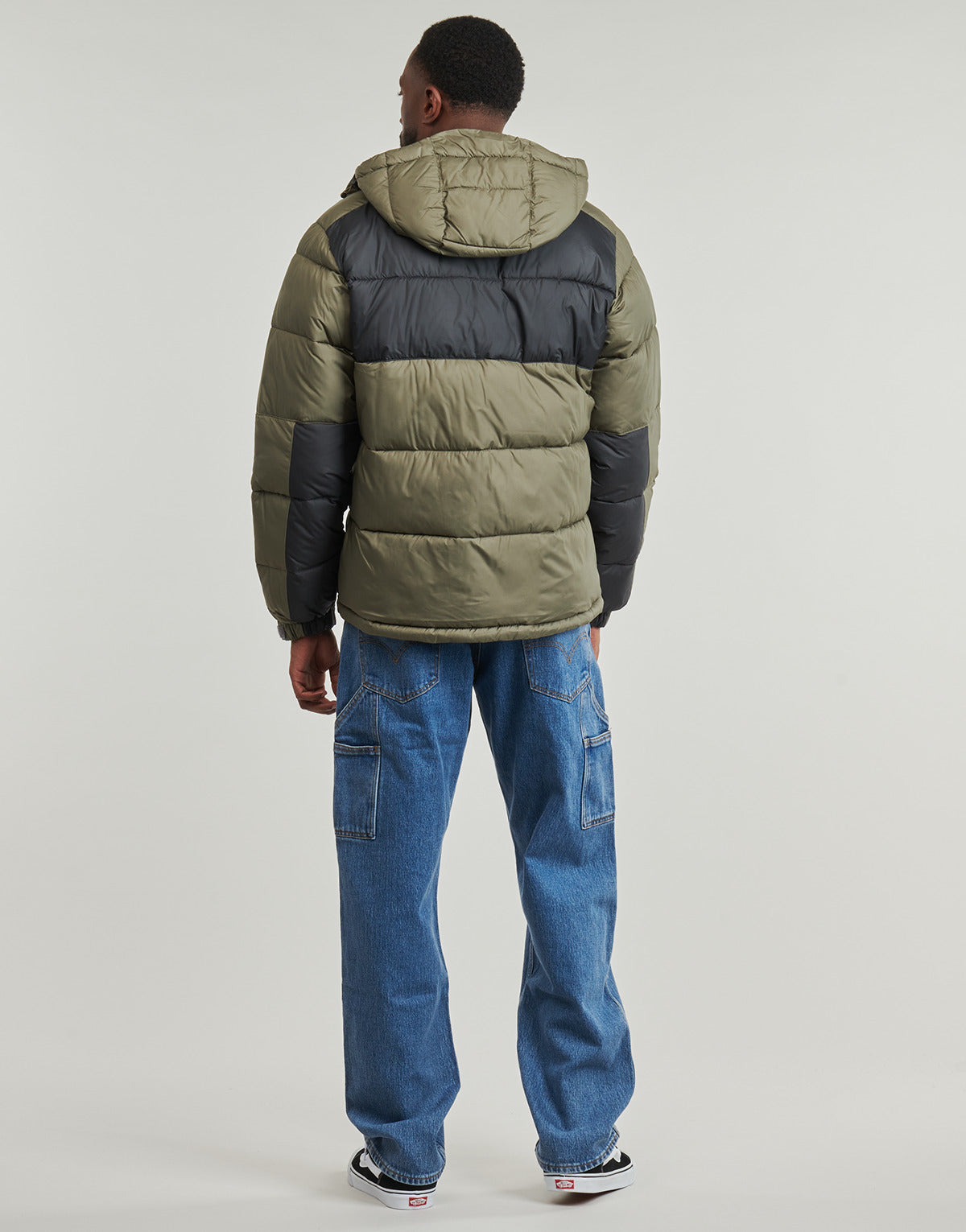 Piumino Uomo Columbia PIKE LAKE II HOODED JACKET Kaki