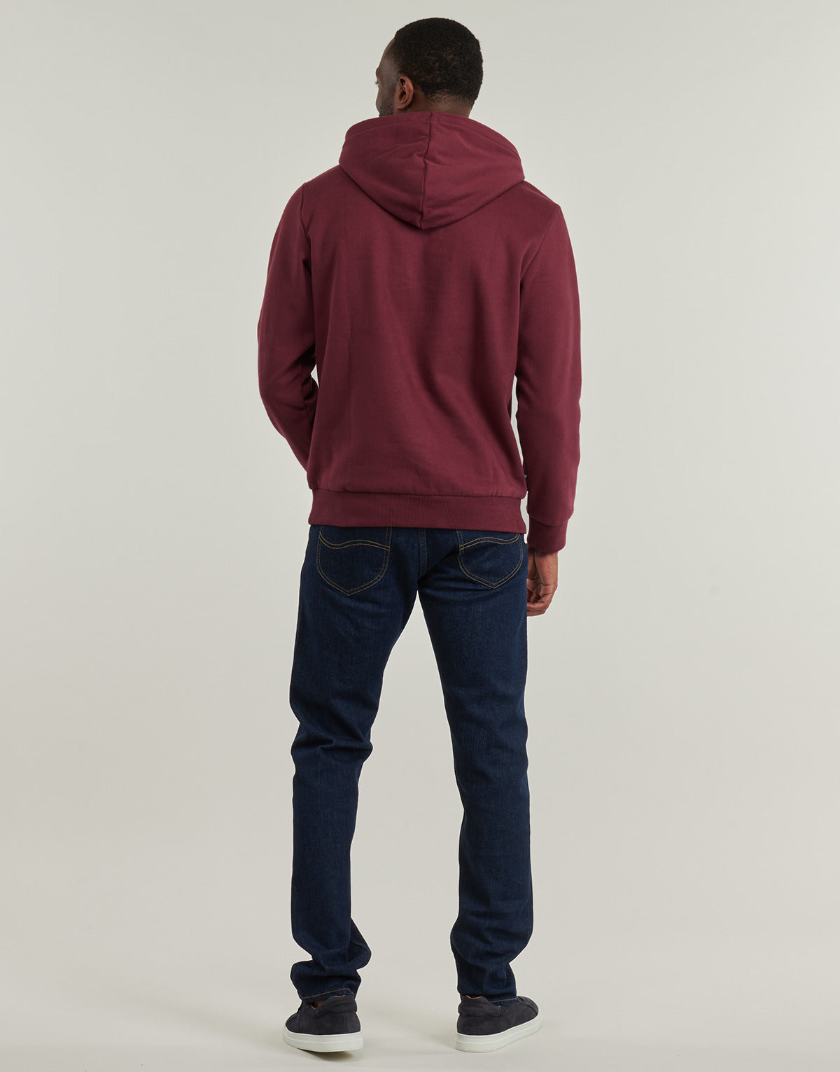 Felpa Uomo Timberland Embroidery Tonal Hoodie Rosso
