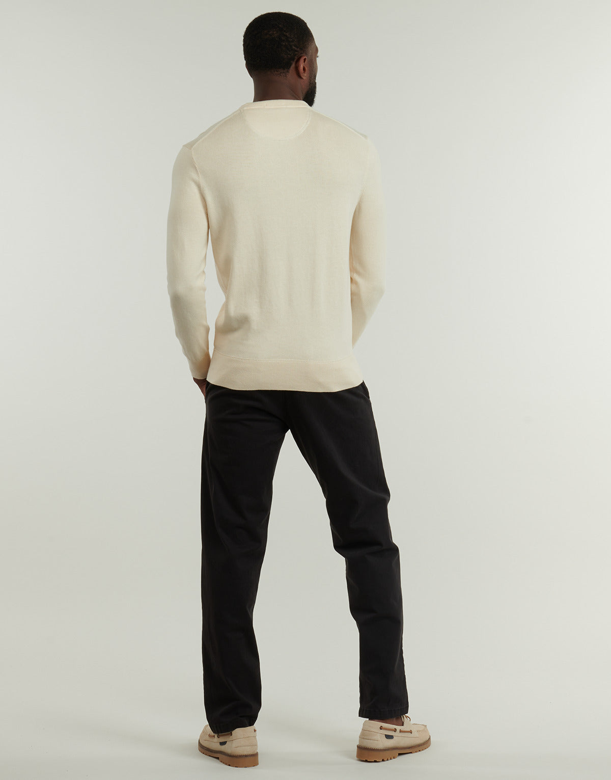 Maglione Uomo Timberland Cotton YD Sweater Beige