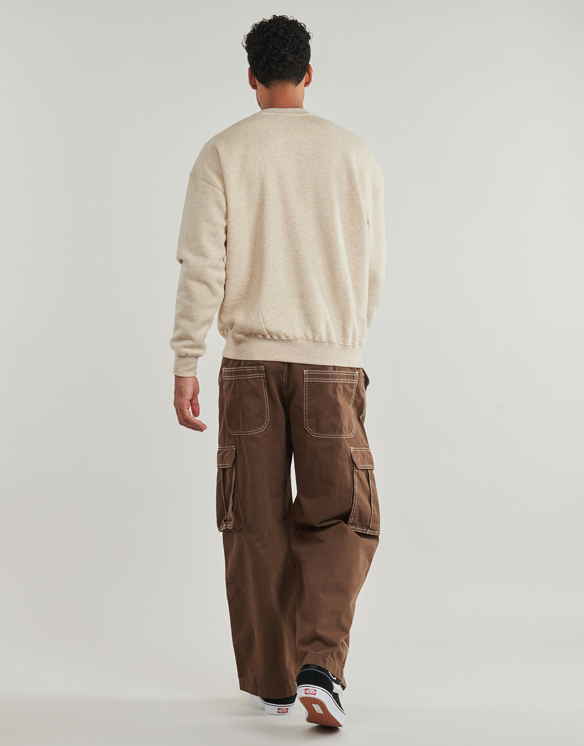 Felpa Uomo Volcom FA CALLUM ROONEY CREW Beige