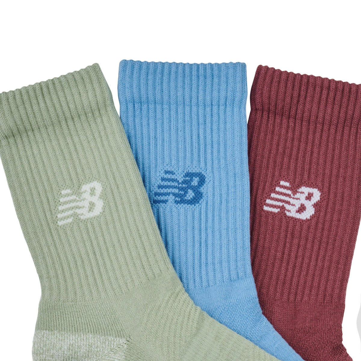 Calze sportive Uomo New Balance ACTIVE CUSHION CREW SOCKS 3 PACKES Multicolore