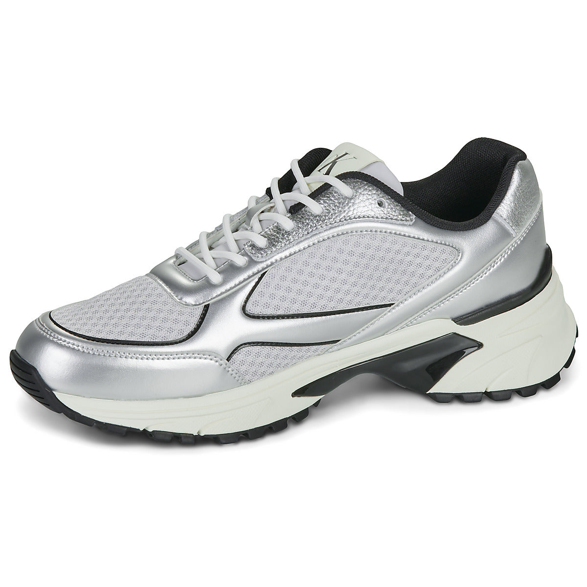 Sneakers Uomo Calvin Klein Jeans HIKE RUNNER LACEUP MESH MIX MET Grigio