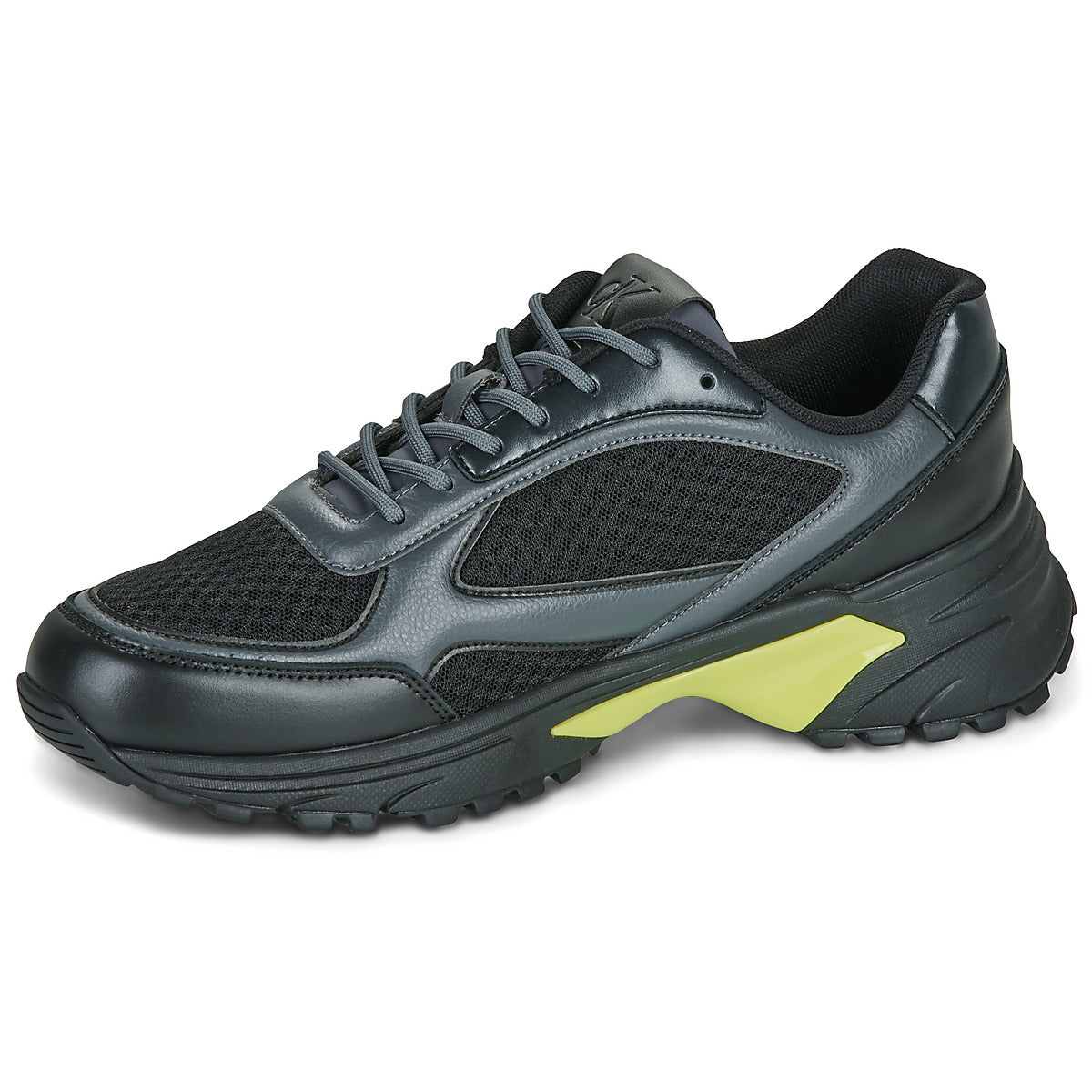 Sneakers Uomo Calvin Klein Jeans HIKE RUNNER LACEUP MESH MIX Nero