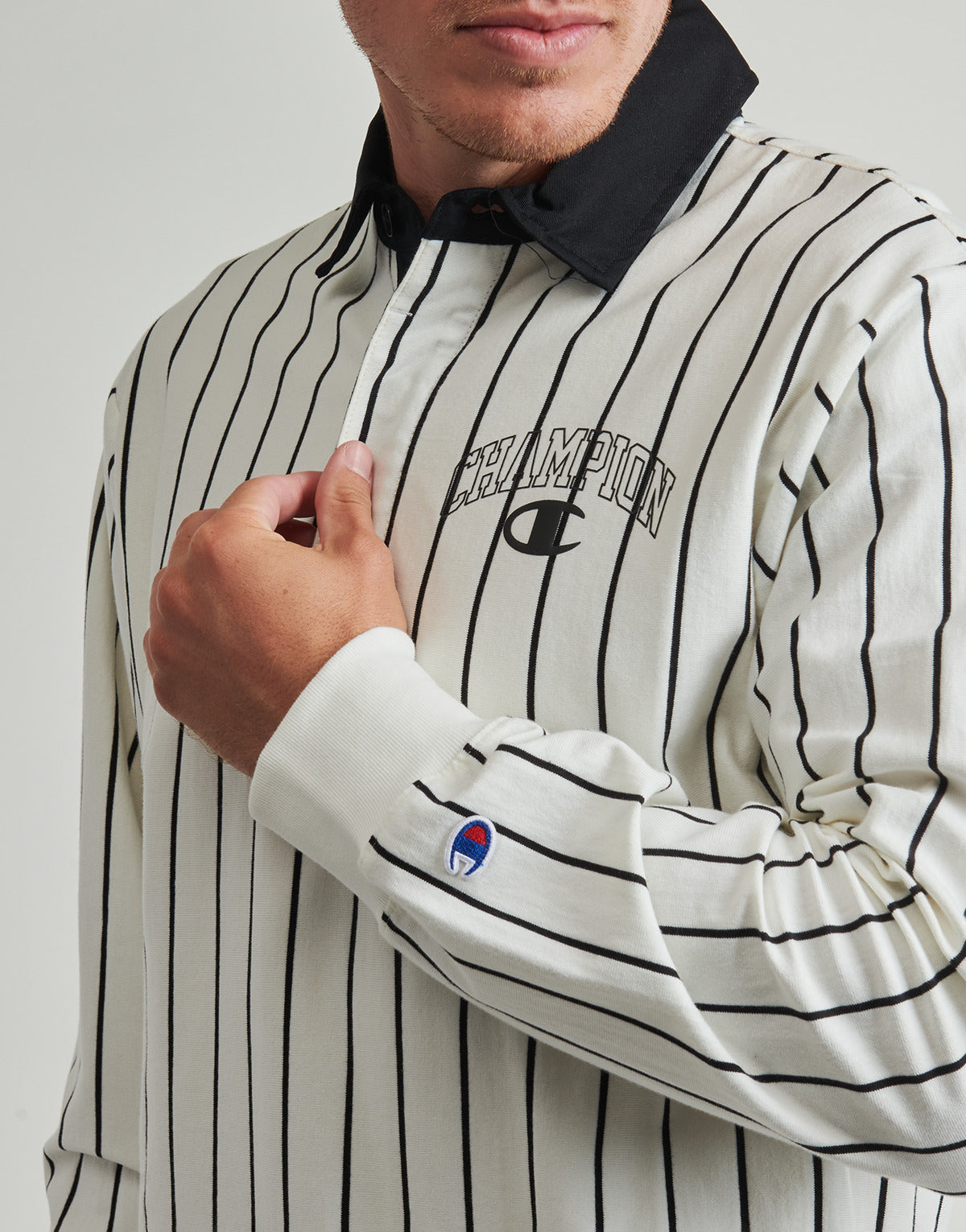 Felpa Uomo Champion POLO Bianco