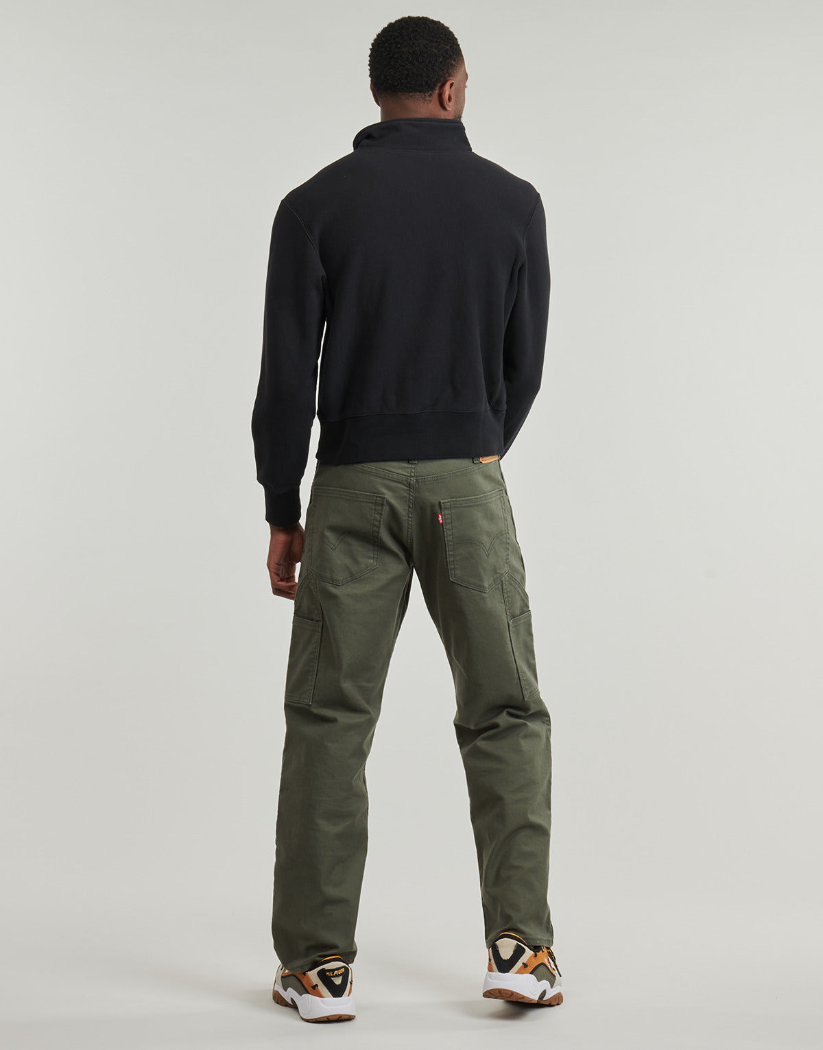 Felpa Uomo Champion HALF ZIP SWEATSHIRT Nero