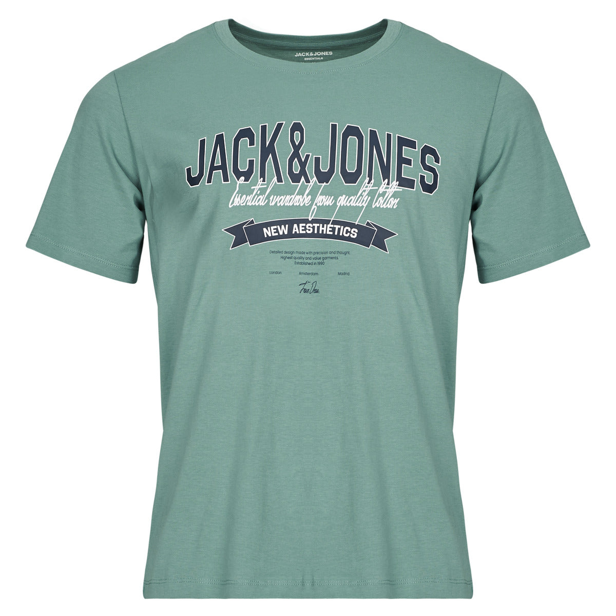 T-shirt Uomo Jack & Jones JJELOGO TEE SS Blu