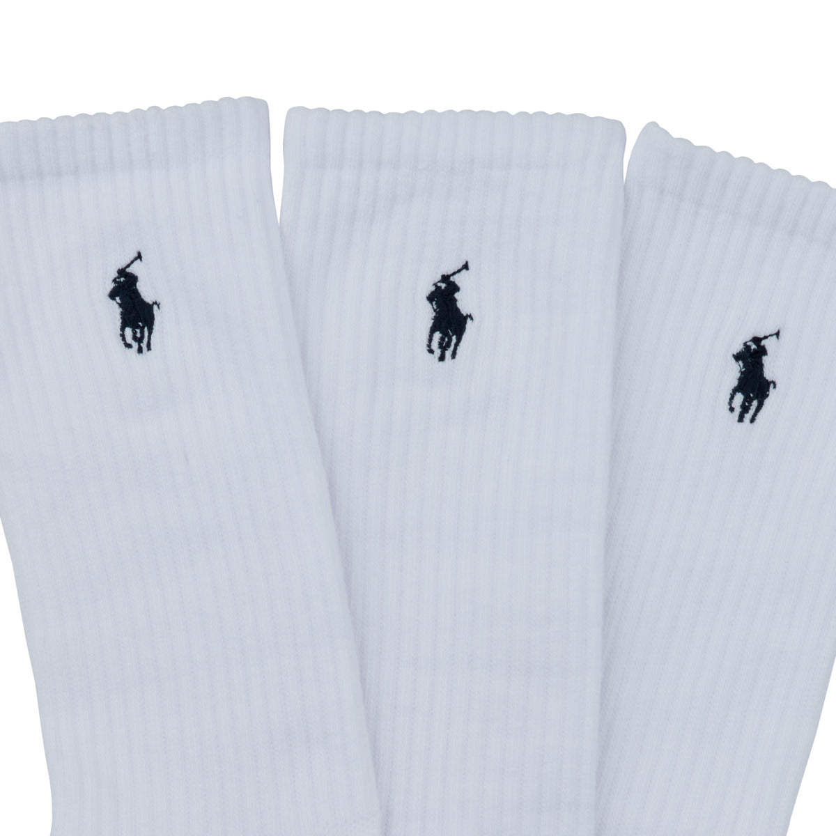 Calzini Uomo Polo Ralph Lauren PRFRMNC CTNC-CREW SOCK-6 PACK Bianco