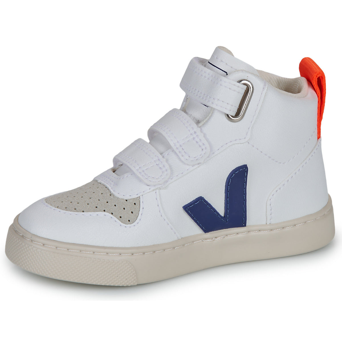 Scarpe bambini ragazza Veja SMALL V-10 MID Bianco