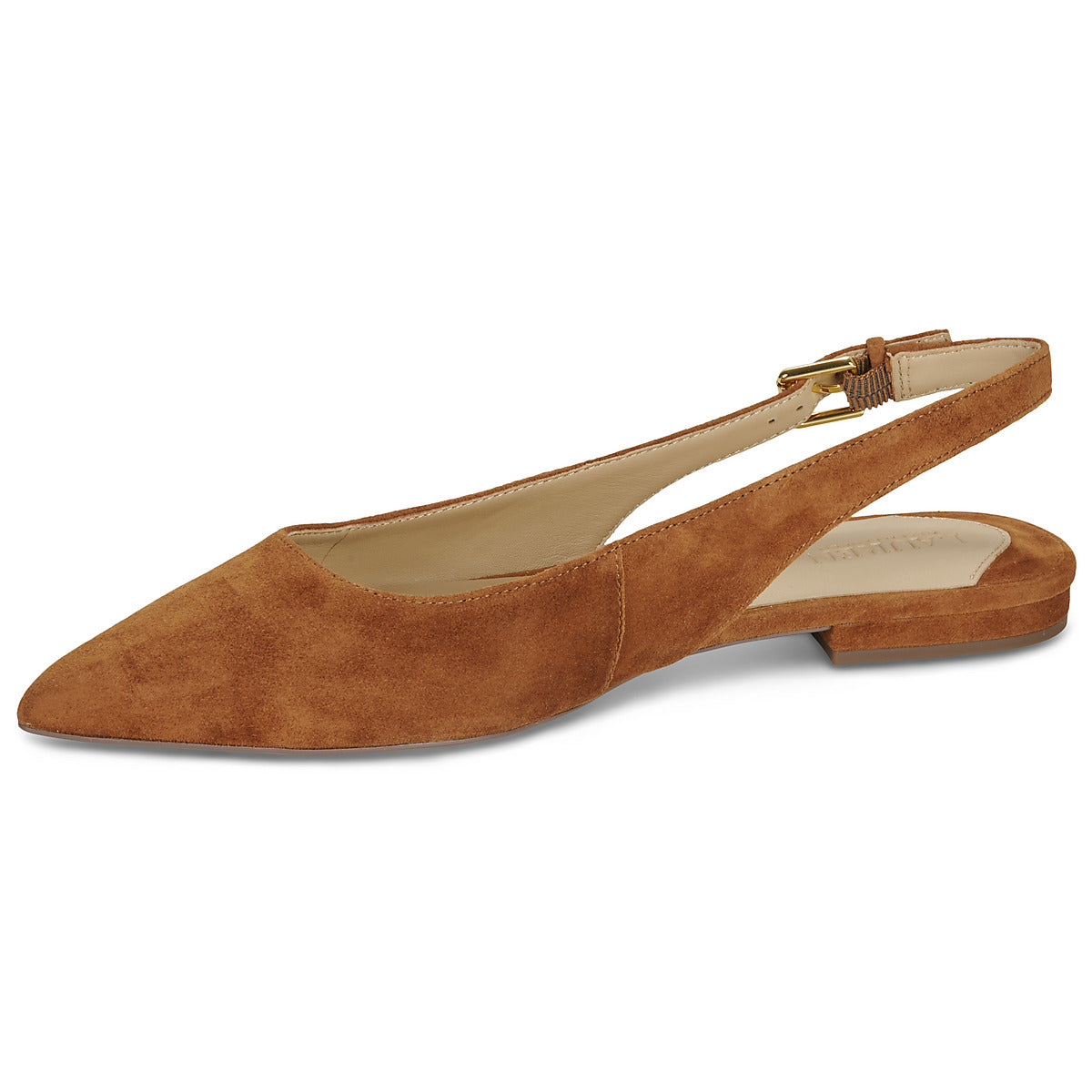 Ballerine Donna Lauren Ralph Lauren LONDYN SLBCK-FLATS-SLINGBACK Marrone
