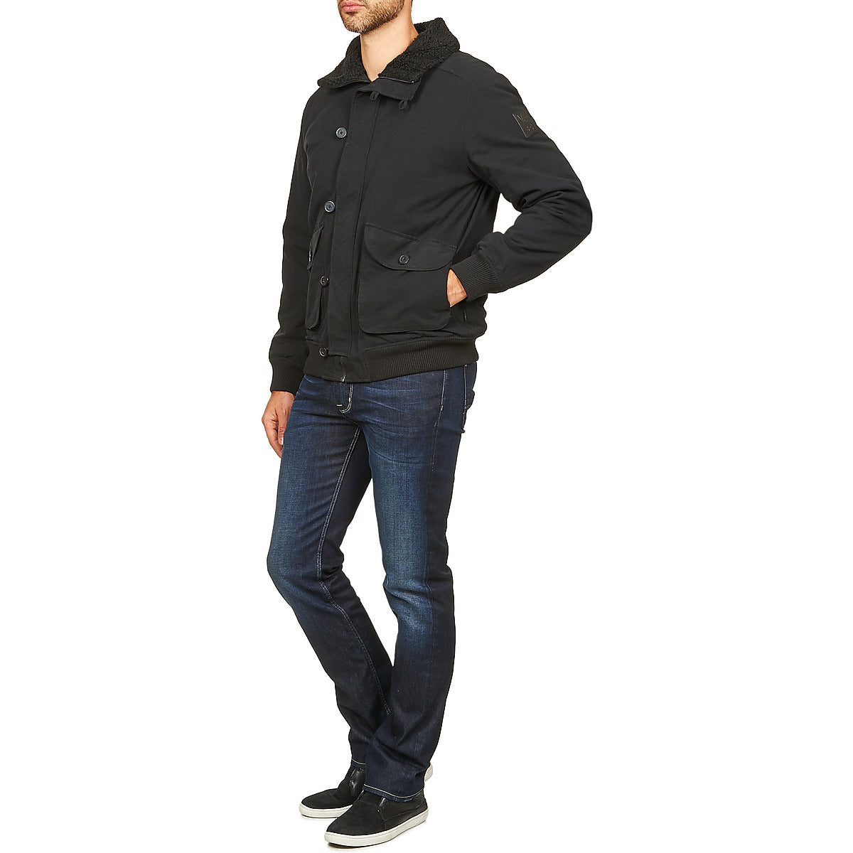 Giubbotto Uomo Wesc LEOPOLDO Nero