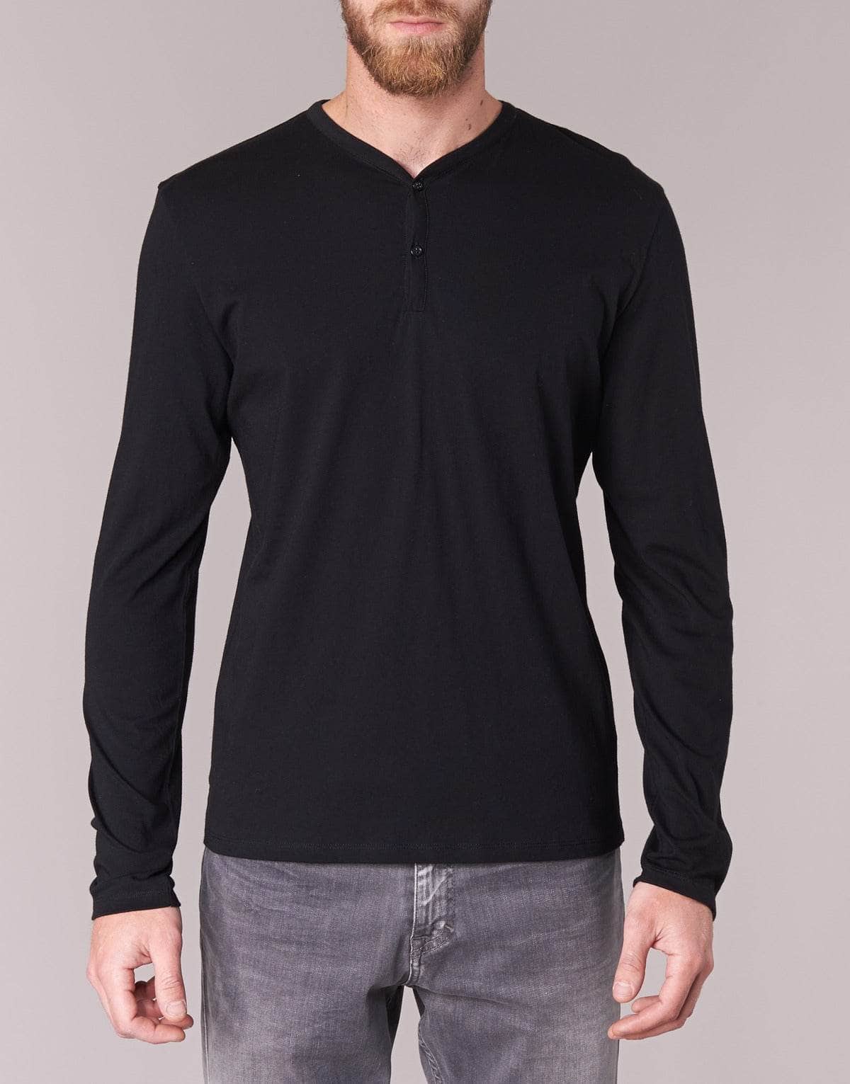 T-shirts a maniche lunghe Uomo BOTD ETUNAMA Nero