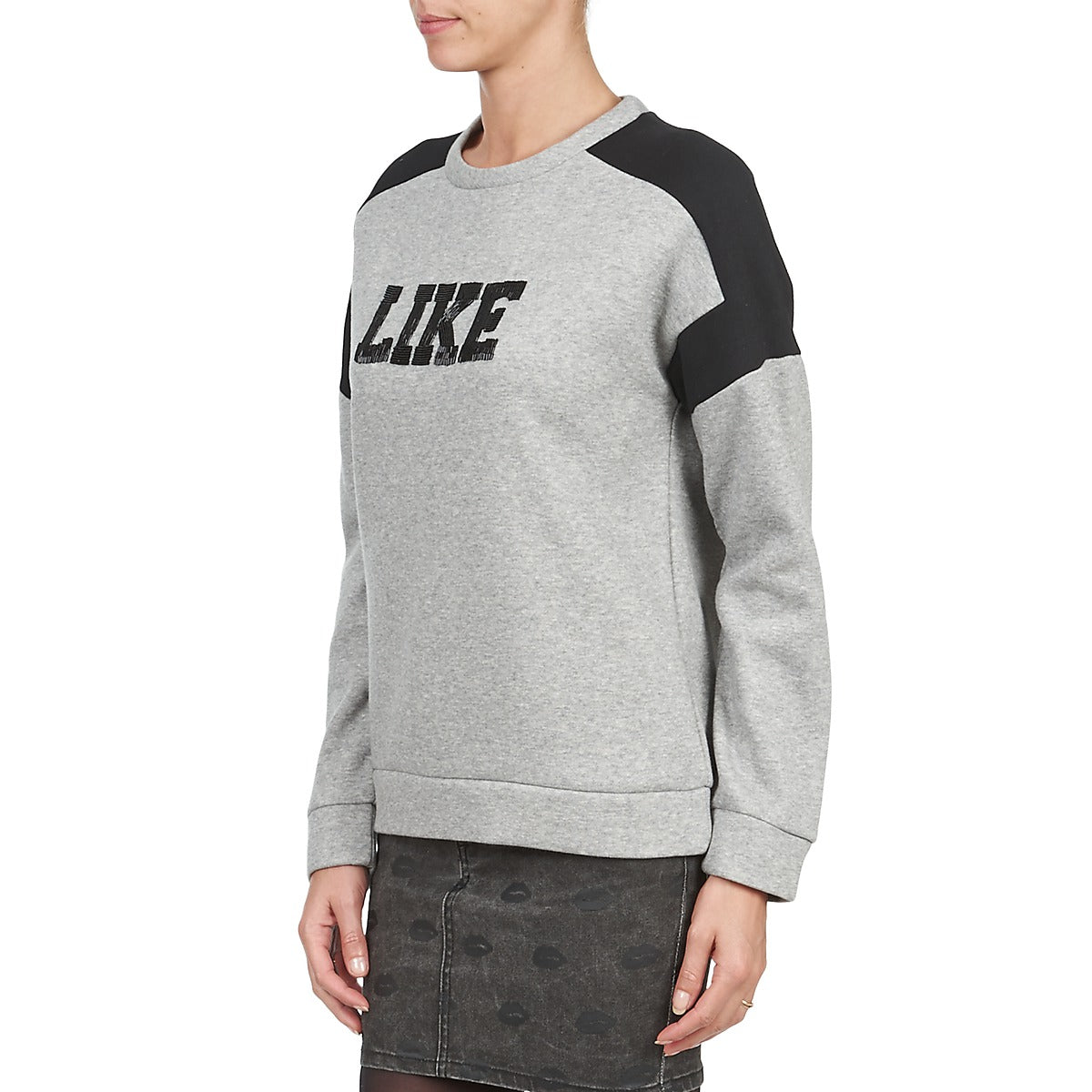 Felpa Donna American Retro RAFI Grigio