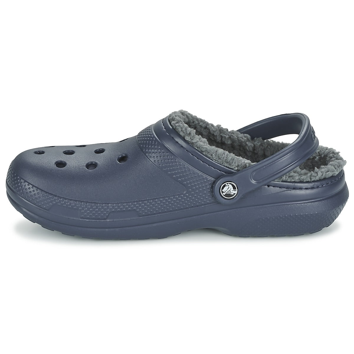 Scarpe Uomo Crocs CLASSIC LINED CLOG Blu