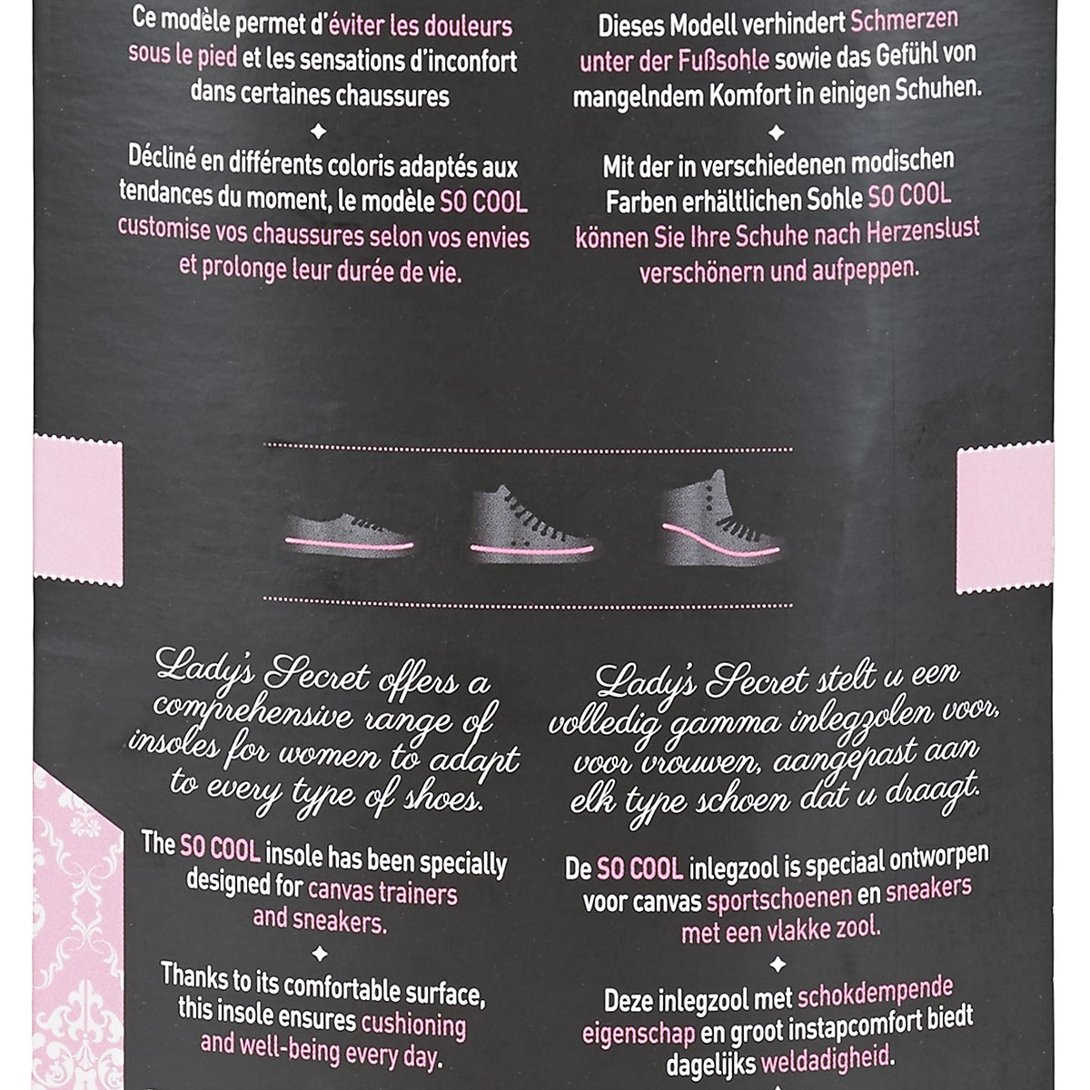 Accessori scarpe Donna Lady’s Secret SEMELLE MÉMOIRE DE FORME Rosa